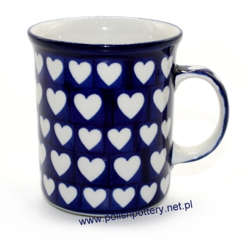 Kubek prosty 0,4L dek. Serca